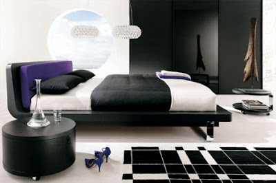 Bedroom interior design is minimalist