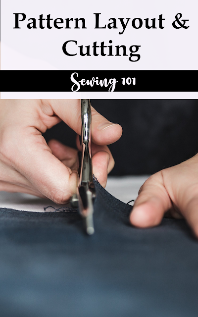 How to read a sewing pattern and understand fabric layout for cutting a sewing pattern  with mirror images and matching selvages and grainline.