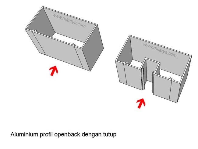 Macam macam Profil  Kusen Aluminium  Alumunium untuk Pintu 