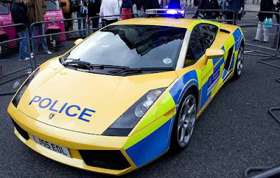 Liechtenstein - yellow police car