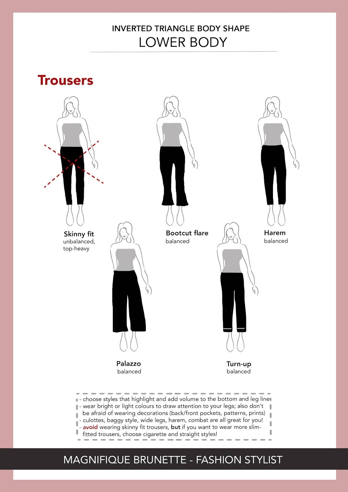 Body Shape Ultimate Guide - Part 3 = INVERTED TRIANGLE SHAPE