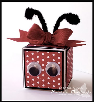 quick birthday gift ideas to make
 on ... unique collection of ladybug gifts & much more!: DIY Ladybug Gift Box