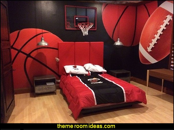  Decorating  theme bedrooms  Maries Manor Sports Bedroom  