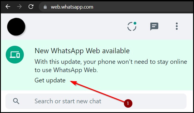 cara update new whatsapp web