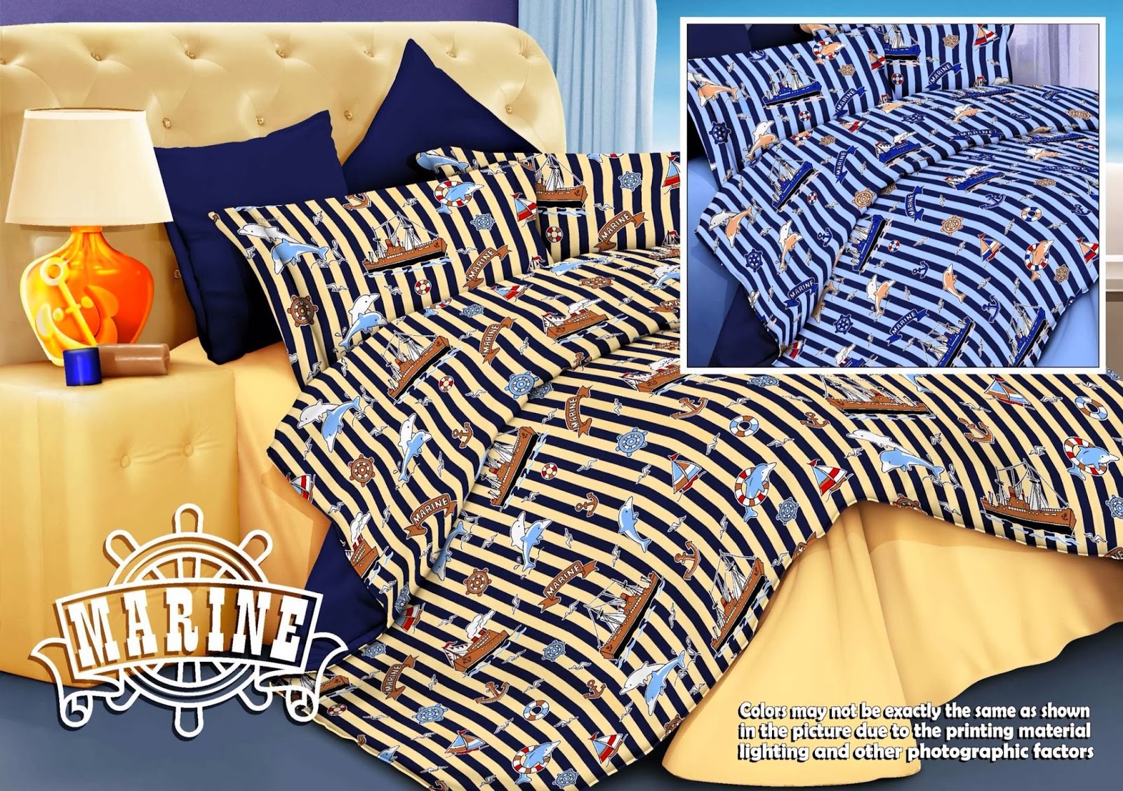 Sprei Renette Motif Marine