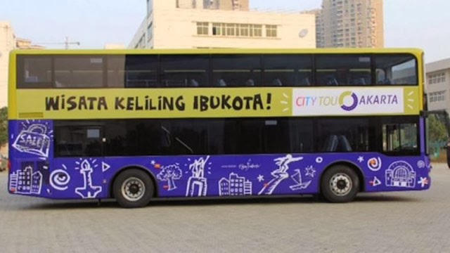 Ini Dia Foto Bus  Tingkat Pariwisata  di Jakarta