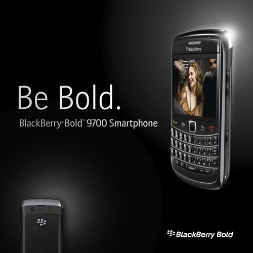 the Blackberry Bold 9700