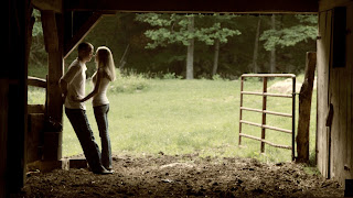 Loving Couple Alone In Stable HD Wallpaper