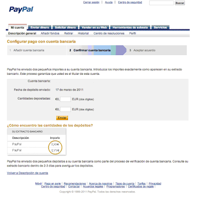 Crear cuenta PayPal - Paso 7