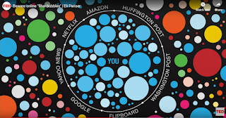 Information filter bubbles from a TED talk