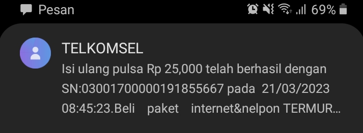 Hore! Dapet Pulsa Rp. 25.000 Dari Nusaresearch