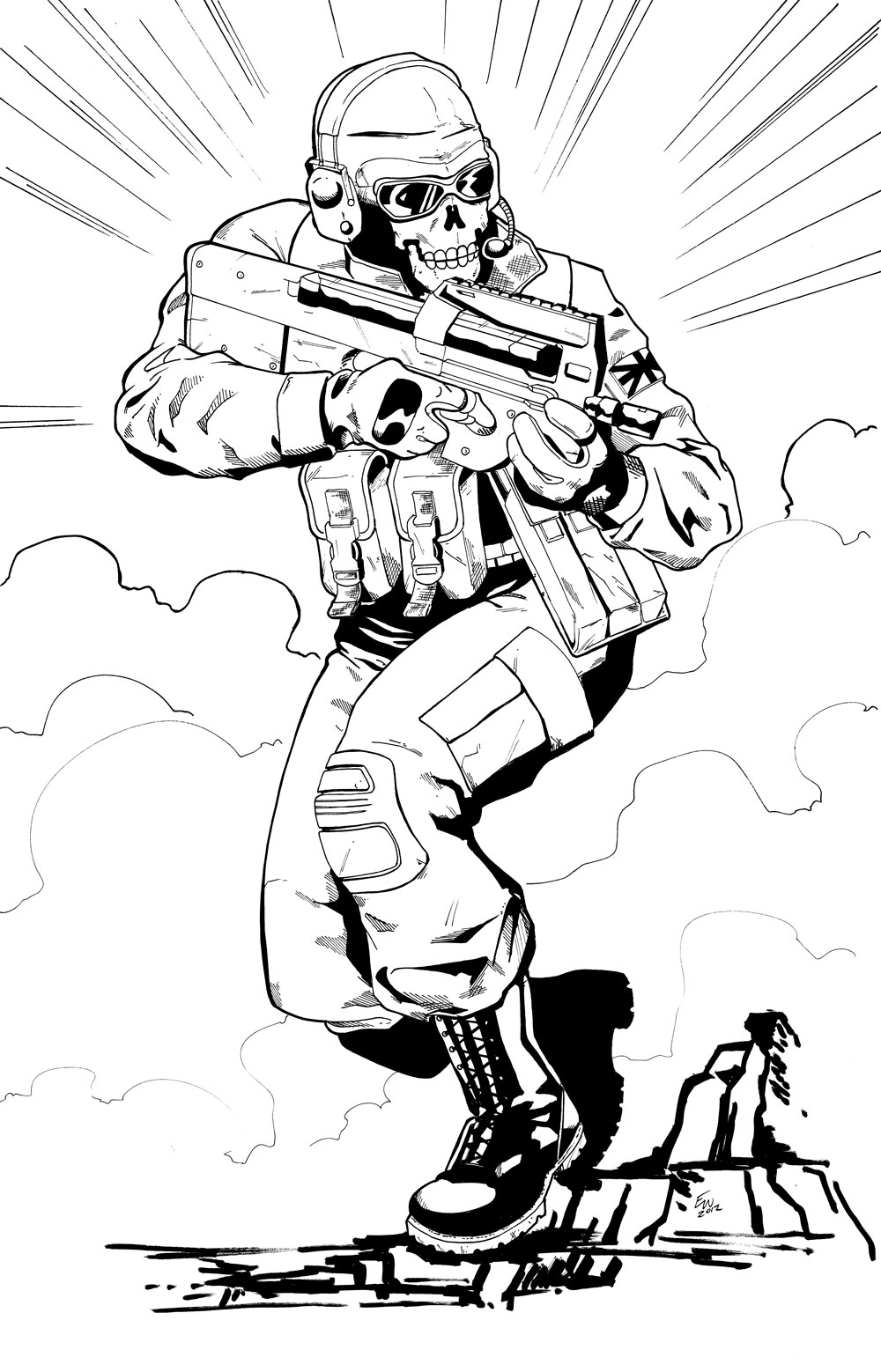 black ops 2 coloring pages photo 32