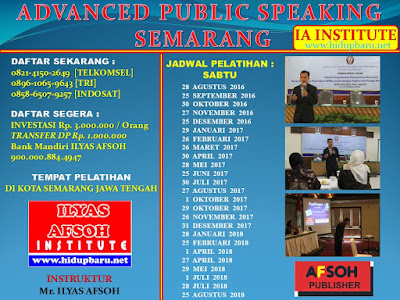 Tempat Kursus Public Speaking Di Semarang, Kursus Public Speaking Semarang,   Public Speaking Academy Semarang, Seminar Public Speaking Semarang, Sekolah Presenter Di Semarang, 