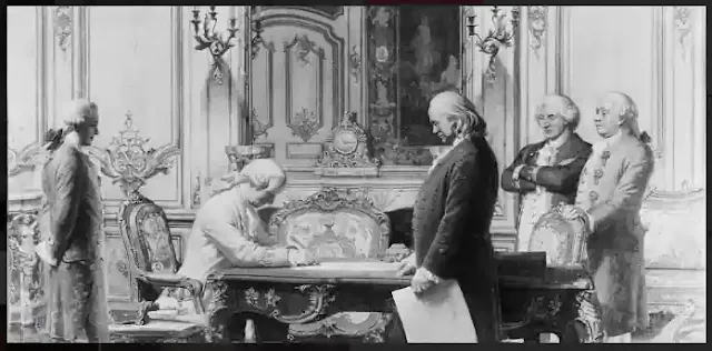 Signing of the Treaty of Amity and Commerce and Treaty of Alliance