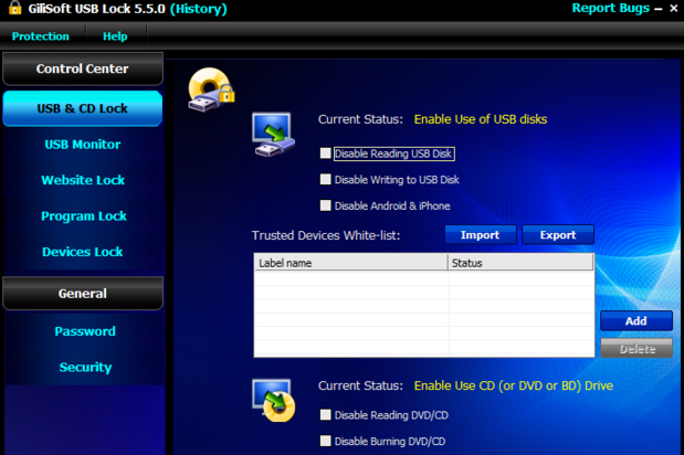 GiliSoft USB Lock 5.5.0 full crack free download