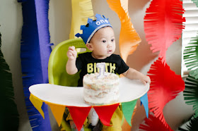 birthday, 1st birthday, birthday party, DIY, balloons, colorful