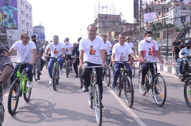 CM takes part at goodwill campaign for ace boxer Lovlina Borgohain