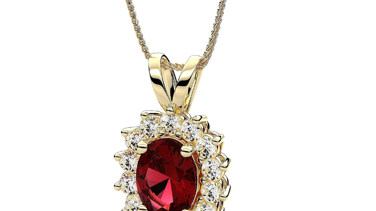 Gold Ruby Necklaces