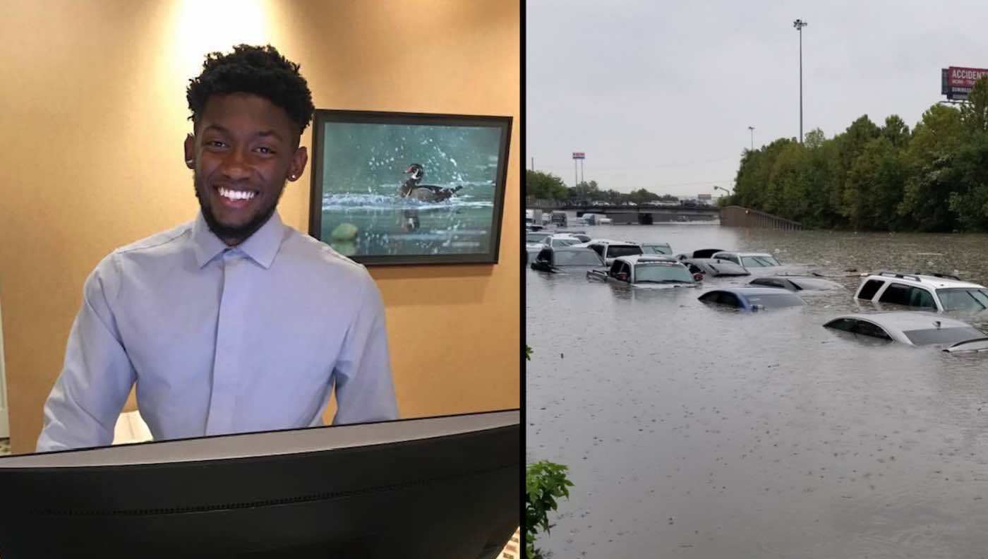 21-Year-Old Hotel Employee Took Care Of 90 Guests For 36 Hours Straight During Flooding In Texas