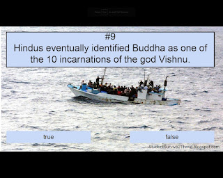 Hindus eventually identified Buddha as one of the 10 incarnations of the god Vishnu. Answer choices include: true, false