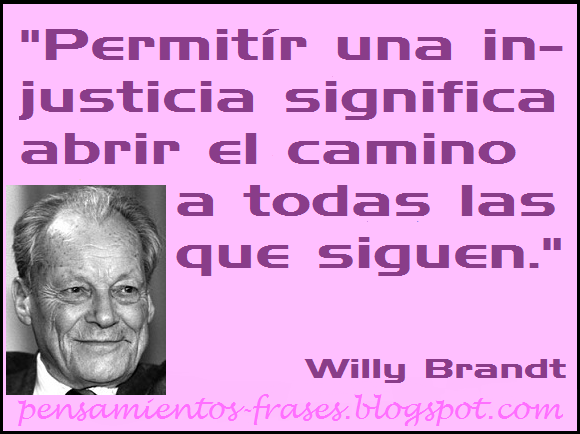 frases de Willy Brandt