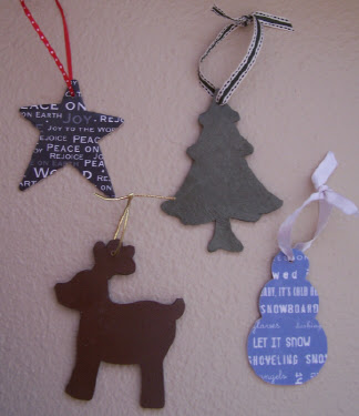 Wood Christmas Ornaments