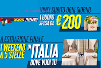 Concorso Amaro Lucano "Orgoglio Italiano" : vinci 77 buoni spesa da 200 euro, weekend a 5 Stelle da 2.000 euro