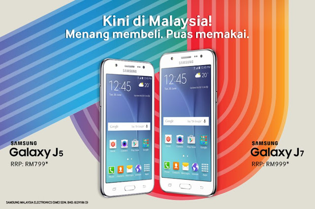  Samsung  J5  dan J7 mula dijual di  Malaysia 