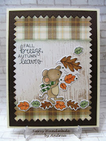 Fall breeze, autumn leaves by Andrea W. features Autumn Mice by Newton's Nook Designs; #newtonsnook