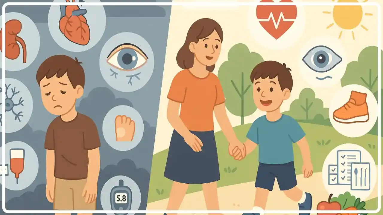 المضاعفات المزمنة للسكري عند الأطفال - كيف نحمي أطفالنا على المدى الطويل؟