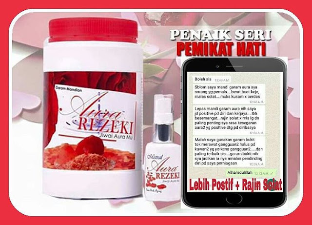 Testimoni Garam Aura Rezeki