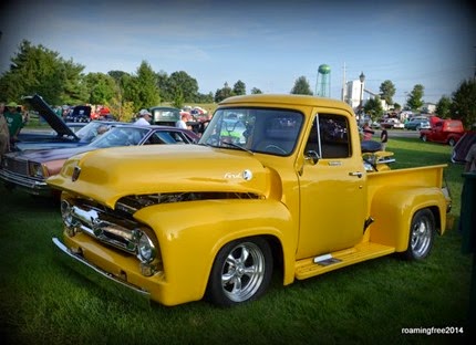 Ford Truck . . . and a motorcycle