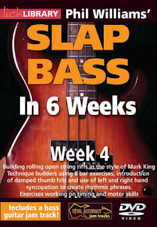 dvd belajar slap bass lick Library - Slap Bass In 6 Week - Week 2, jual dvd bass, jual dvd belajar gitar bass