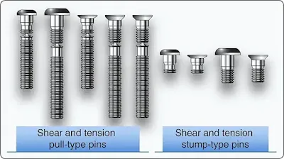 Special purpose fasteners for aircraft metal structure repair