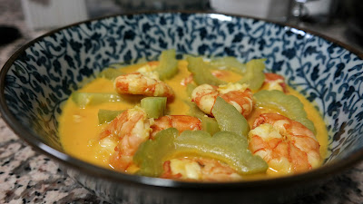 Ibu Sham: Peria (ulangkaji) - gulai udang dengan peria