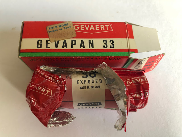 Gevaert Gevapan 33, verpakking plus filmrol