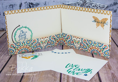 An Expandable Gratitude Journal Made Using Stampin' Up! UK Supplies which you can buy here