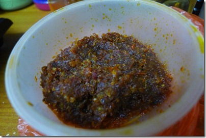 dried prawn sambal paste