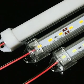Super bright 5730 SMD LED Strip Light Tube Bar Lamp 7.2W U Aluminium Shell Mount PC Cover DIY hown-store