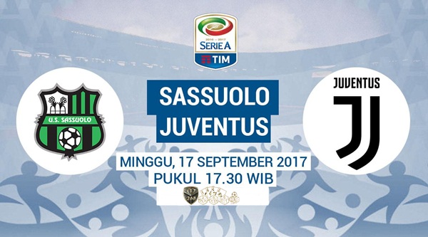  Prediksi Bola : Sassuolo Vs Juventus , Minggu 17 September 2017 Pukul 17.30 WIB