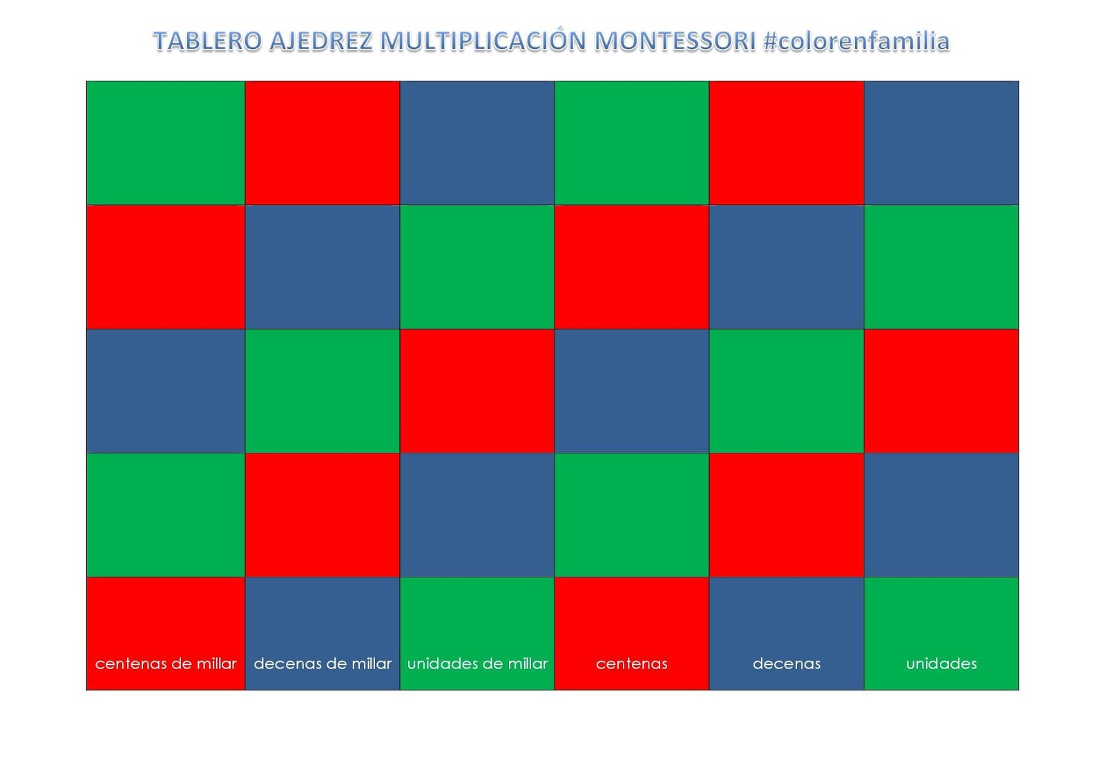 Imprimible Gratis – Regletas Montessori y Cuisenaire – Creciendo Con  Montessori