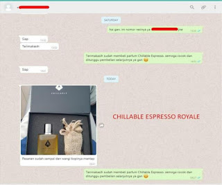 testimoni pembeli parfum chillable wangi kopinya mantap