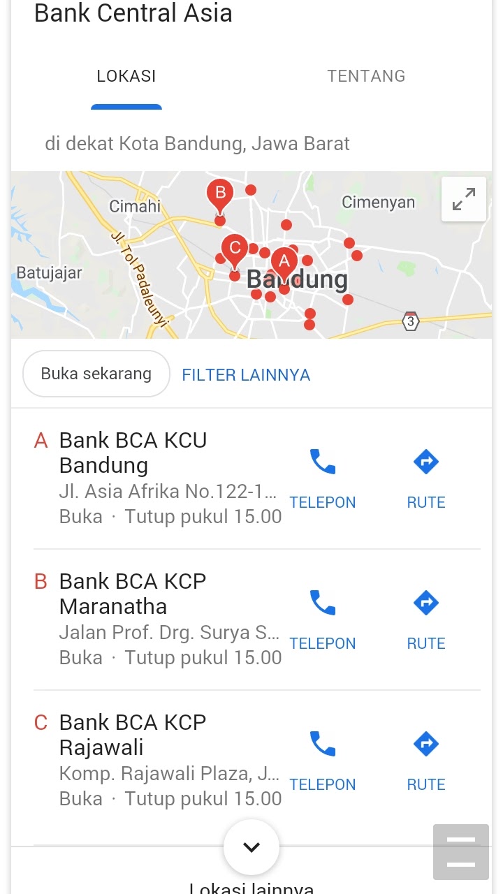 Bank BCA Terdekat Di Bandung