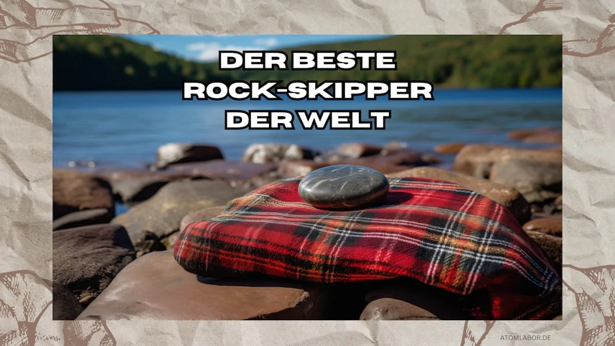 Ein Blick in die Welt des Rock Skipping | Der Champion in Aktion beim Steineflitschen