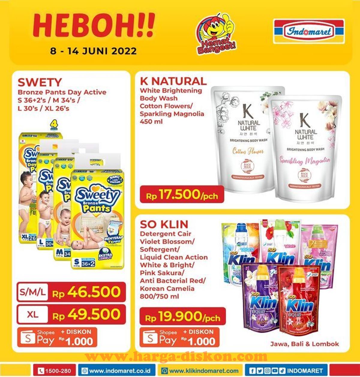 Promo Heboh INDOMARET dan Product of The Week 08 - 14 Juni 2022