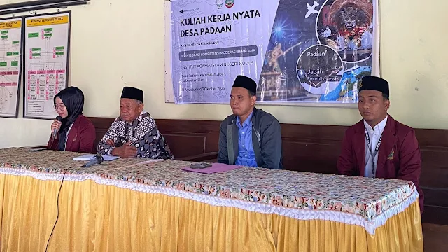 Pembukaan KKN IAIN Sunan Kudus di Padaan Japah Blora