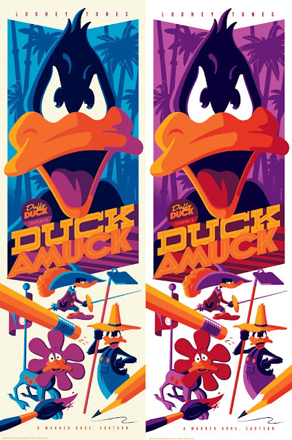 Looney Tunes “Duck Amuck” Screen Print by Tom Whalen x Bottleneck Gallery