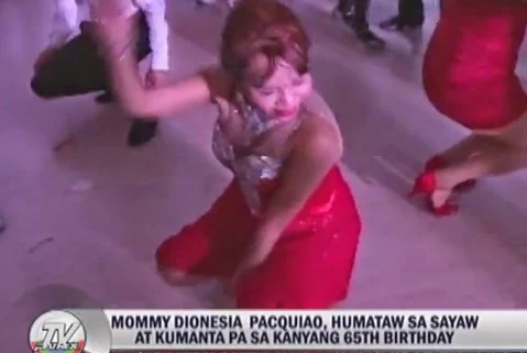 Mommy D's 'batalan dance' on lavish 65th birthday bash