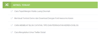 Cara Membuat Relate Post Valid HTML 5