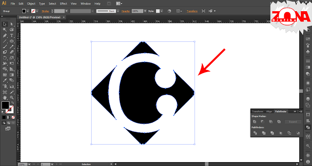 Cara Membuat Logo Carrefour dengan Adobe Illustrator CS6